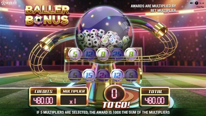 Trophy Spins World Cup 26 - Baller Bonus राउंड लॉन्च